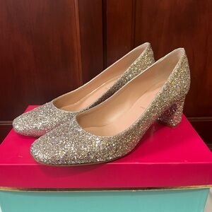 Kate Spade Dolores Glitter Heels